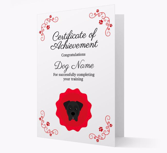 Graduation Certificate: Personalized {breedFullName} Card